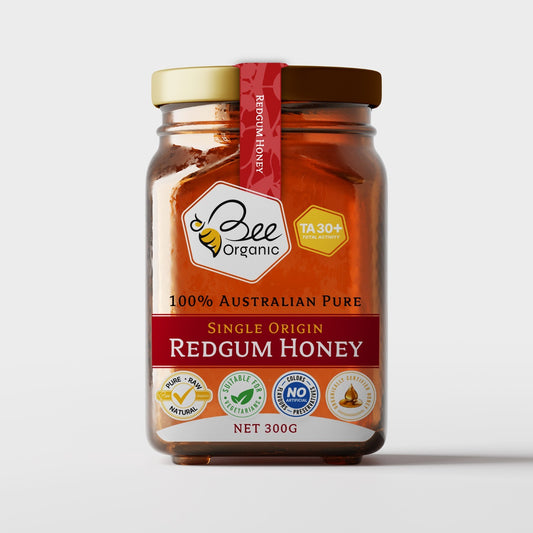 BEE ORGANIC Redgum Honey TA30+